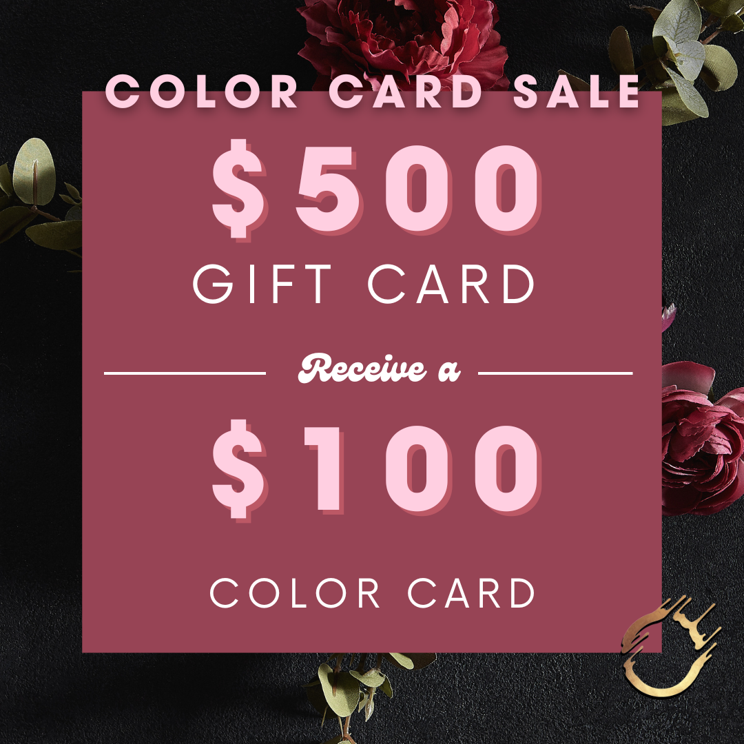 $500 Gift Card with bonus Color Card