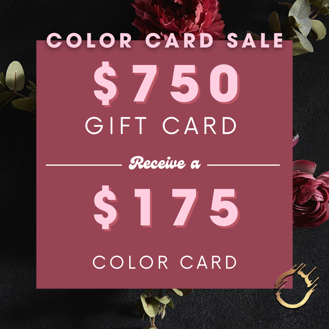 $750 Gift Card with bonus Color Card