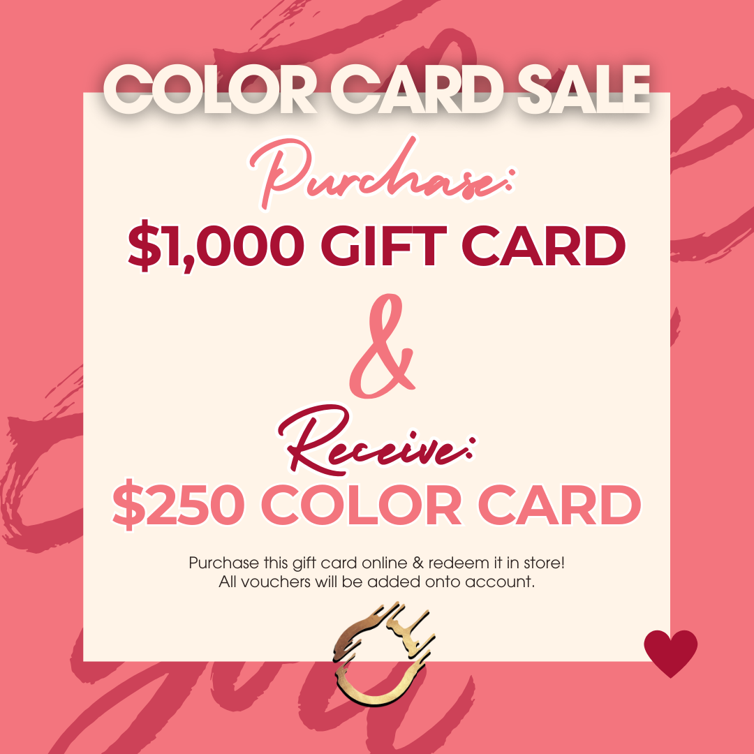 $1,000 Gift Card with bonus Color Card