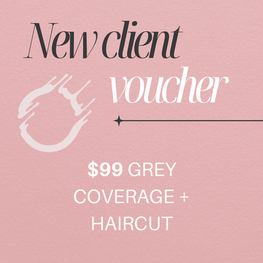 New client - grey coverage + haircut