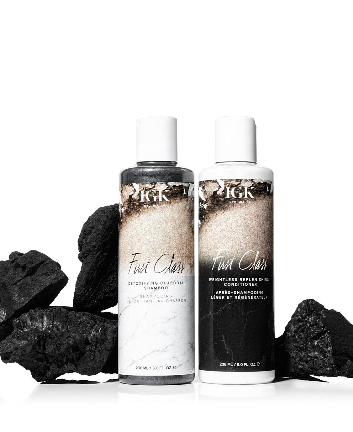 FIRST CLASS Charcoal Detox Clarifying Shampoo - The Coloroom 